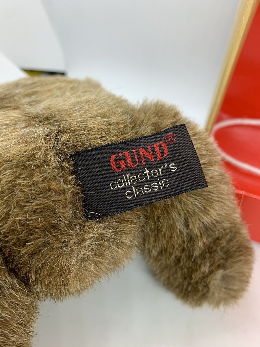 Vintage GUND Collectors Collectible 1990 Brown Teddy Bear In Vintage GUND Collectors Collectible 1990 Brown Teddy Bear In