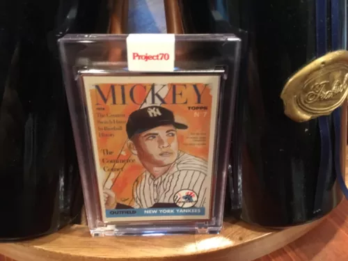 2021 Topps Project 70 Mickey Mantle Jersey # 07/51 Artist Proof -  Card # 262
