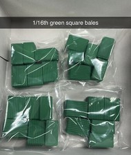 1/16 24 Pack Of Small Square Bales Hay Green