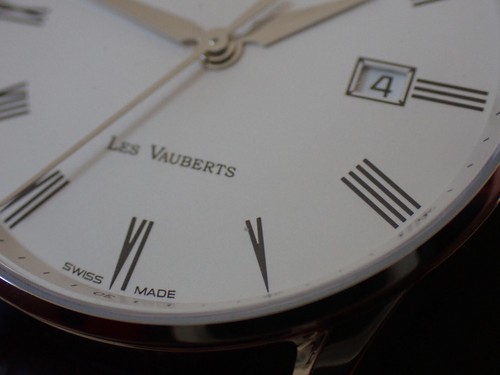 NEW Genuine EDOX Les Vauberts Date 70172 3A AR stainless steel 40mm white brown - Picture 7 of 24