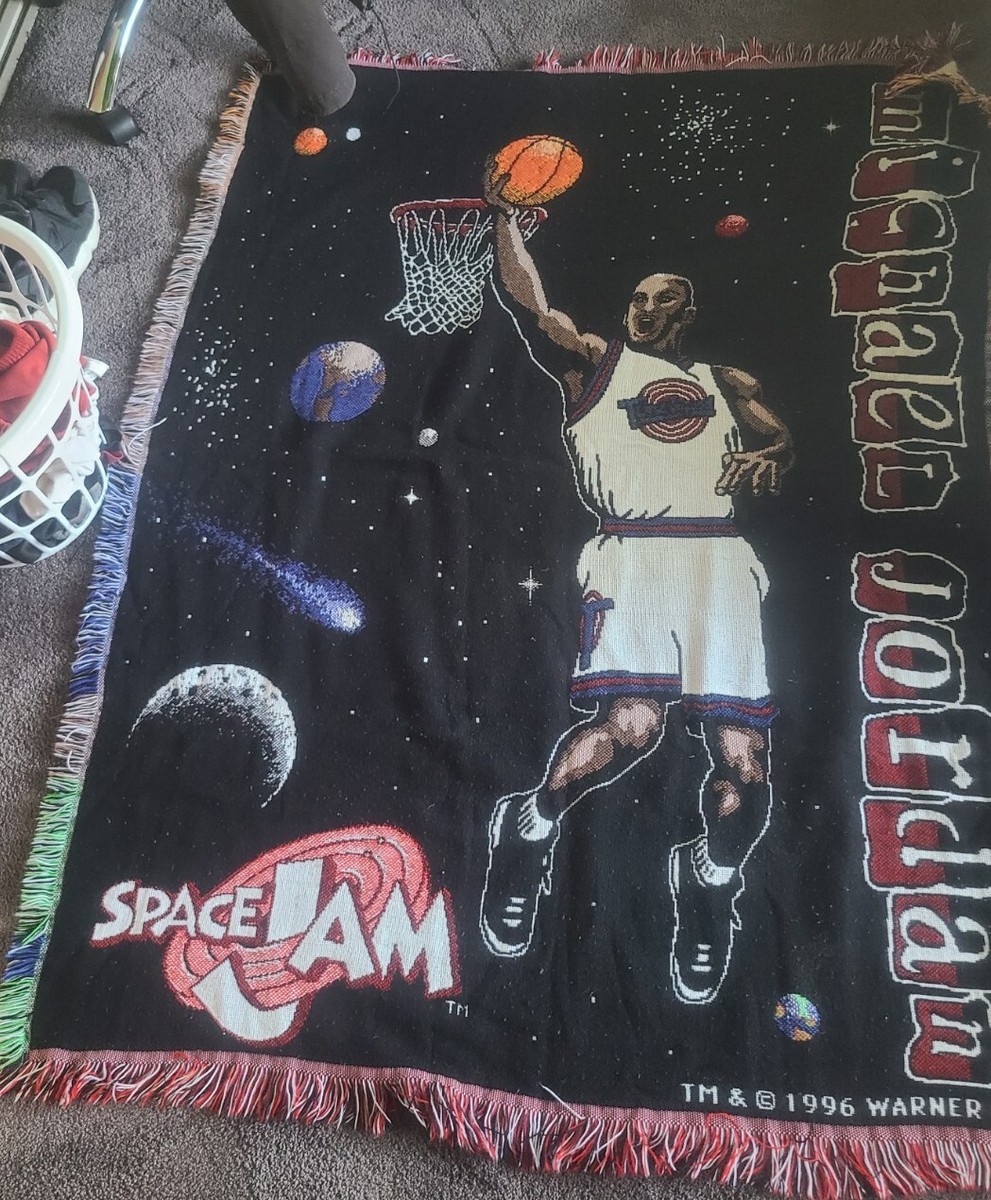 96年「スペースジャム」「Space Jam」マイケルジョーダン シーツ カバー Vintage 1996 Space Jam Movie Looney Tunes Twin Comforter