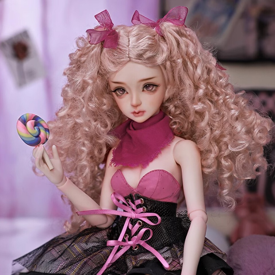 1/4 BJD Doll SD Ball Joint Doll Resin Bare Doll Pretty Girl Eyes Face ...