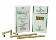 High Hemp Unbleached Eco Cardboard Filter Tips Box of 120 7mm