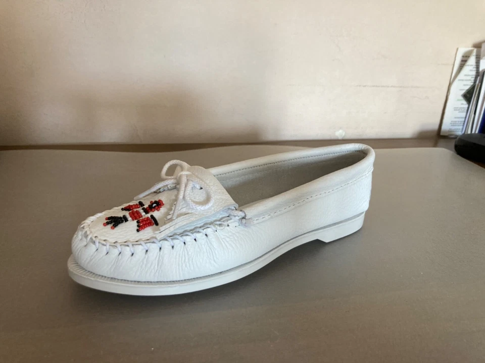 mocassins femmes blanc. 41 Minnetonka  - Photo 1/3