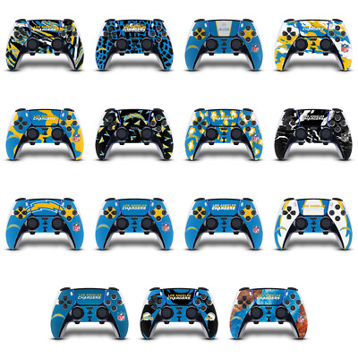 NFL LOS ANGELES CHARGERS VINYL SKIN DECAL FOR SONY PS5 DUALSENSE EDGE CONTROLLER