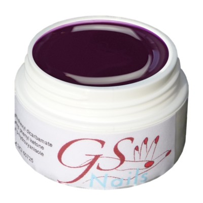 GS-Nails 5ml UV Farbgel dunkel Lila  Made in Germany #A0