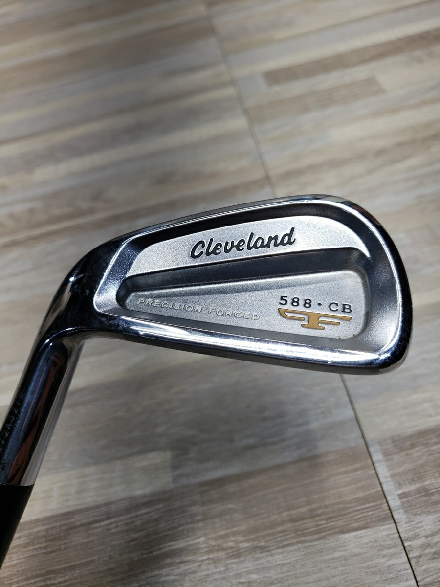 Cleveland 588 CB Precision Forged 7 Iron True Temper R Flex Steel Shaft Cleveland 588 CB Precision Forged 7 Iron True Temper R Flex Steel Shaft