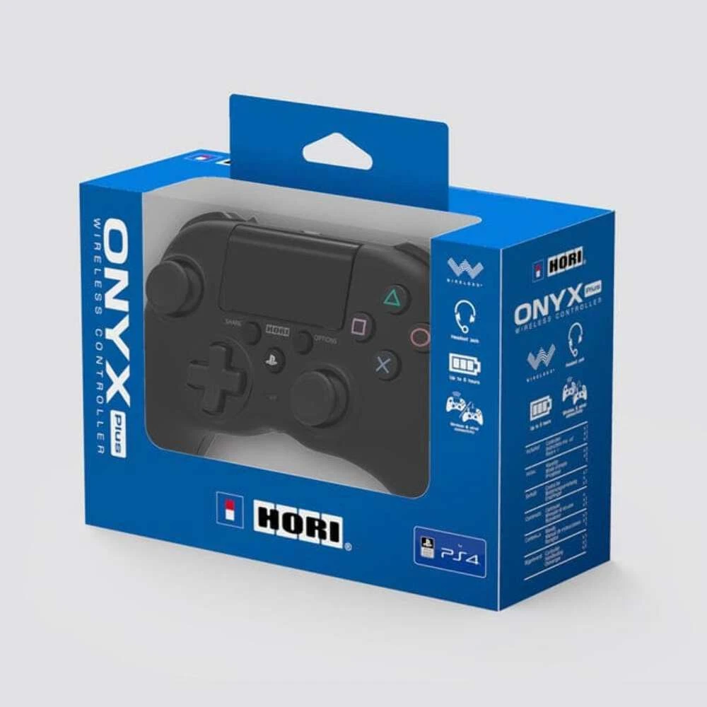 Hori ONYX Plus Wireless Controller for Sony PlayStation 4 - Black