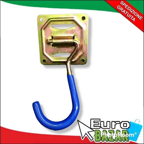 Supporto Portabici A Soffitto MURER - Gancio Pieghevole Per Garage O Cantina, In Acciaio