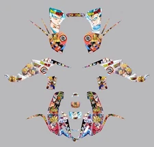 Fits LTZ 400 2003 to 2008 GRAPHIC KIT for SUZUKI LTZ 400 STICKER Z400 DECal