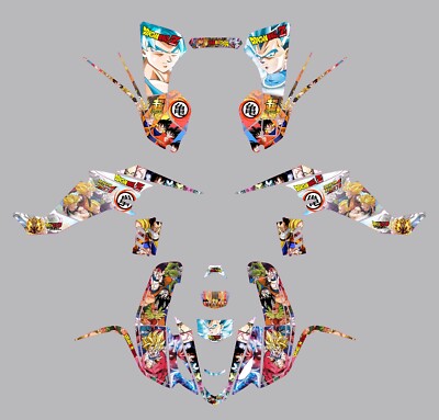 Kit Autocollants Graphiques Pour Suzuki LTZ 400 2003-2008 - Design Personnalisé, Vinyle Brillant, Fabriqué Aux USA