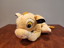 Large SIMBA Lion King Young Cub Disney Just Play Jumbo Plush Stuffed Animal 20"