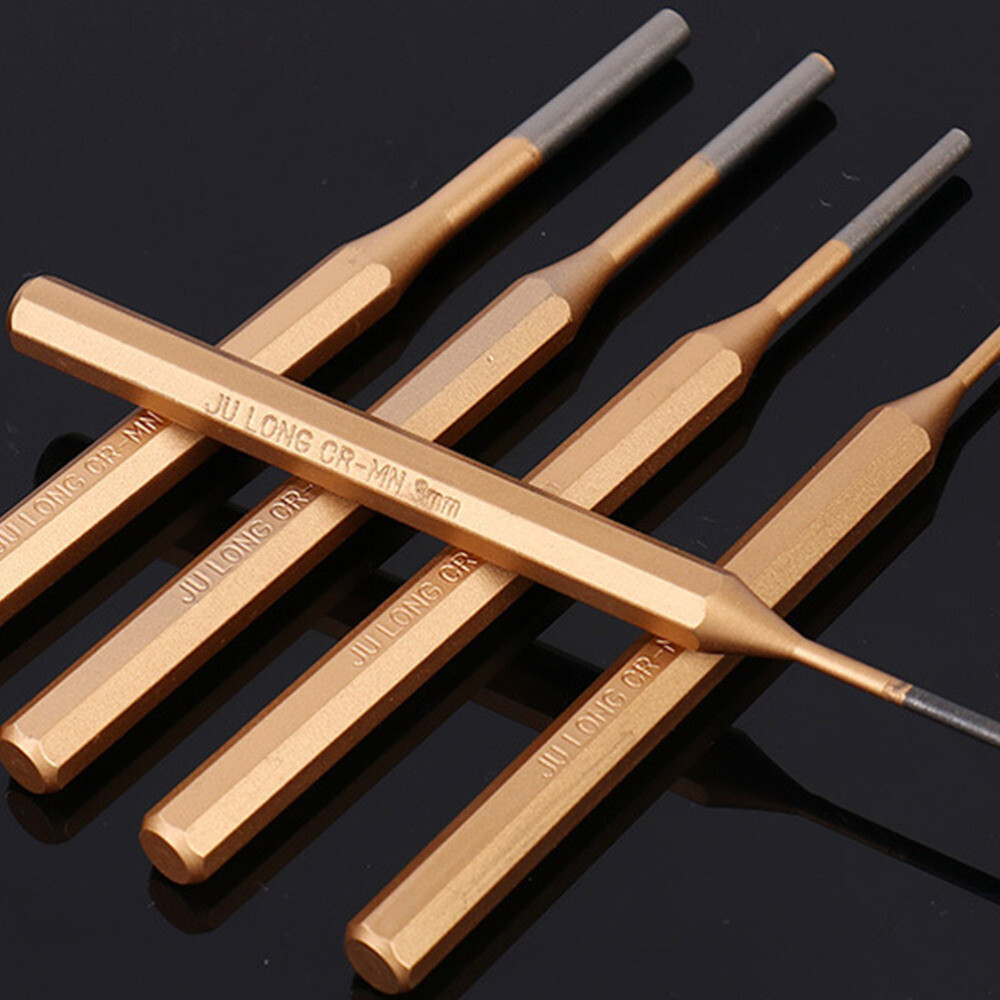 6pcs Pin Punches Mechanical Maintenance Tools Woodwork Automotive