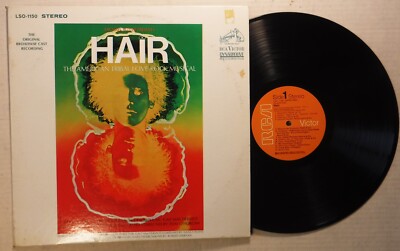 HAIR / ORIGINAL BROADWAY CAST / RCA VICTOR LSO 1150 STEREO LP | eBay