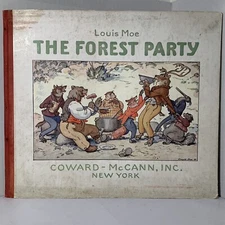 Louis Moe 1930 THE FOREST PARTY *RARE* Printed in Denmark