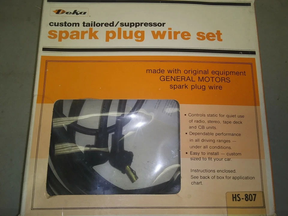 1966-1967 Oldsmobile Cutlass, Toronado, F-85 330.400.425 conjunto de fios vela de ignição** - Imagem 3 de 4
