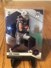 2021 PANINI MOSAIC FOOTBALL SIMI FEHOKO ROOKIE #341 DALLAS COWBOYS