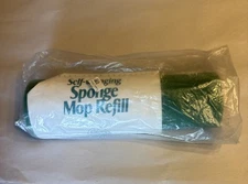 Vintage NOS Stanley Home Products Self Wringing Sponge Mop Blue Refill