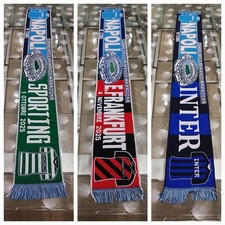 Sciarpa Napoli Inter  E Champions  League Sporting Lisbona Eintracht Frankfurt 