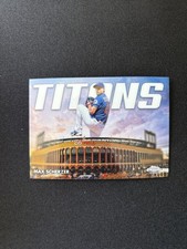 2023 Topps Chrome Titans Baseball Card #CT-4 Max Scherzer Insert