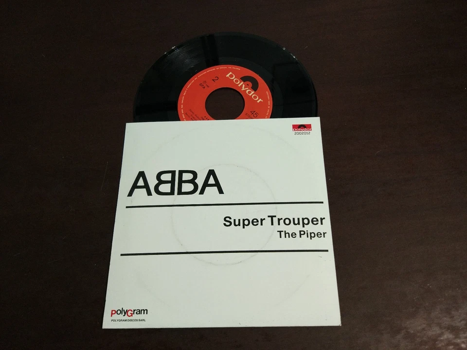 ABBA *SUPER TROUPER* 7'' 1980  EDITION PORTUGUESE RARE EXC - Image 2 of 2