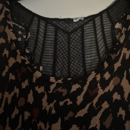 h&m animal print dress Small - Picture 3 of 4