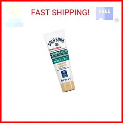 Gold Bond Multi-Symptom Psoriasis Relief Cream, 4 oz., for Itchy, Irritated