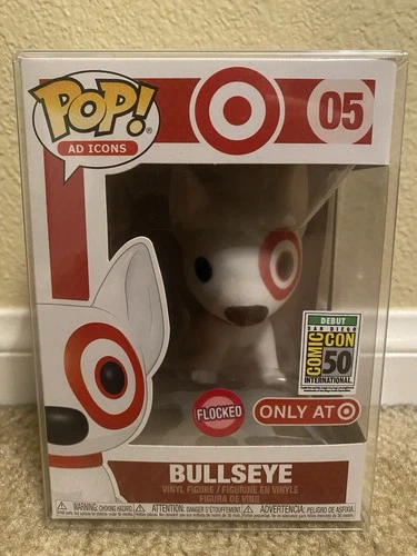 SDCC 2019 FUNKO POP TARGET EXCLUSIVE BULLSEYE FLOCKED
