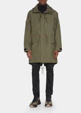 Abrigo Ralph Lauren RLX para hombre de tafetán con capucha pantano tecnología repelente al agua precio de venta sugerido por el fabricante 995 USD