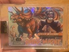 Caleb Williams #’d 3/5 Rookie - 2024 Wild Card Dino-Might - DMTRX1-CW ~ SSP. rookie card picture