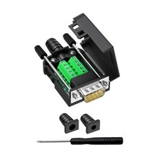 DB9 Breakout Connector Male 9 Pin RS232 Solderless DSUB RS485 Board Case