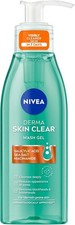 NIVEA Derma Skin Clear Wash Gel 150ml Salicylic Acid Face Cleanser