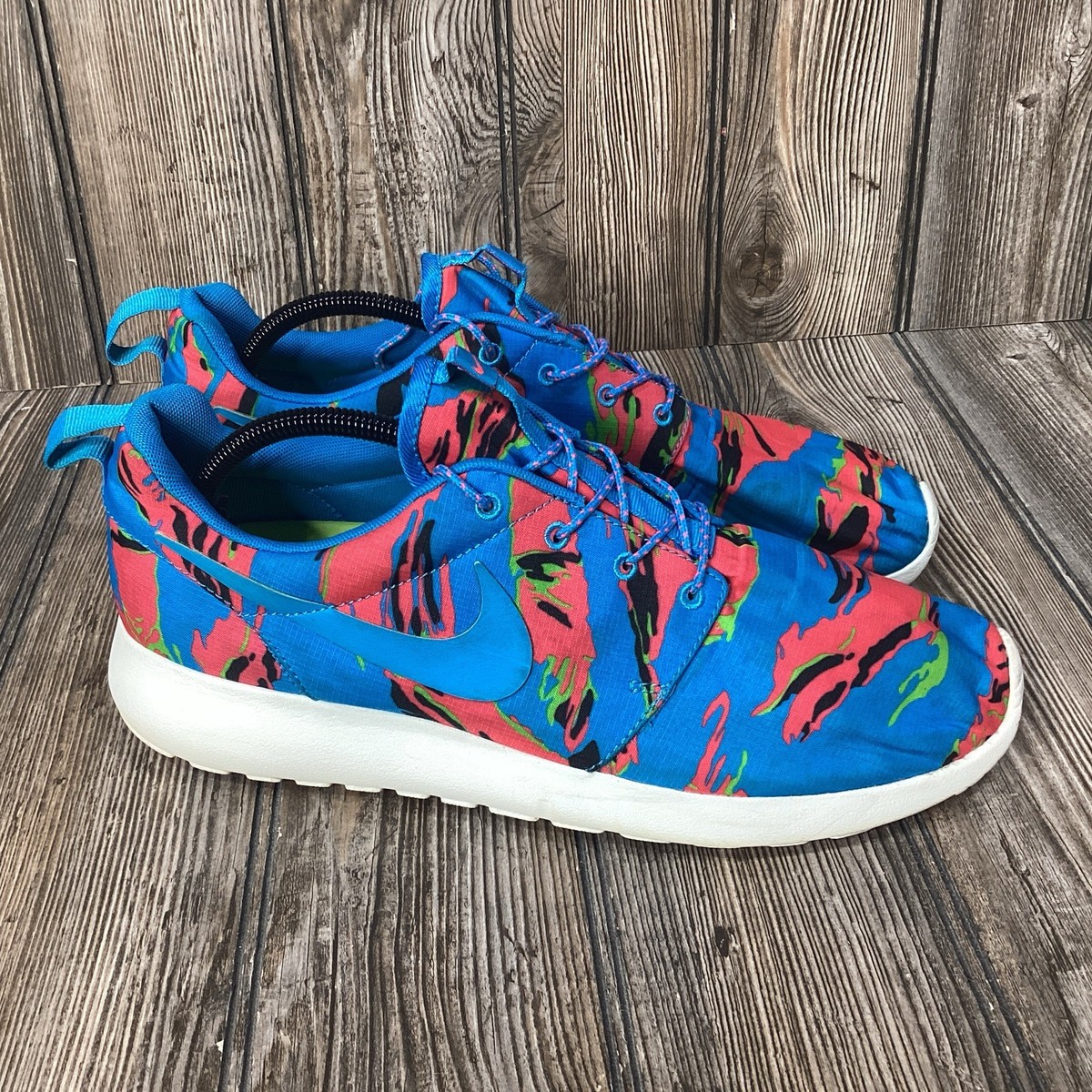 Nike Roshe Run GPX Tiger Camo Men Size 10 Running LifeStyle Shoes 555445-401