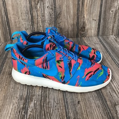 Nike Roshe Run GPX Tiger Camo Men Size 10 Running LifeStyle Shoes  555445-401