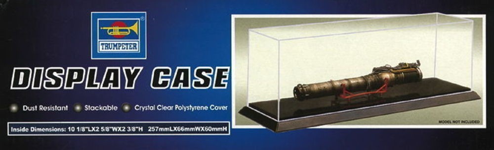 Trumpeter / Master Tools 09803 Acryl-Vitrine 257 x 66 x 60 mm Neu + OVP