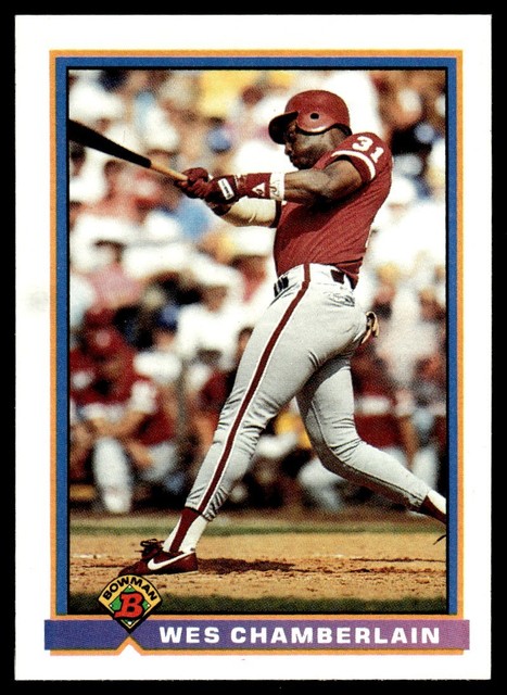 Wes Chamberlain 1991 Bowman Bowman