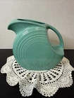 Large FiestaWare Disc Pitcher Homer Laughlin  Co. Turquoise Vintage Fiesta