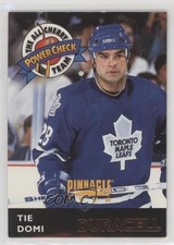 1996-97 Pinnacle Duracell The All Cherry Power Check Team Tie Domi #DC13 n1u