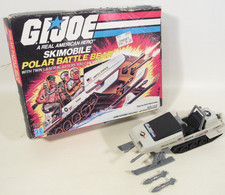 VTG 1983 G.I. Joe 100% Complete Polar Battle Bear Skimobile w Original Box
