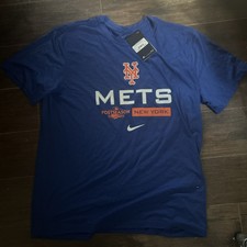 New York Mets NIKE Center Swoosh T-Shirt Post Season XL 2022 NWT