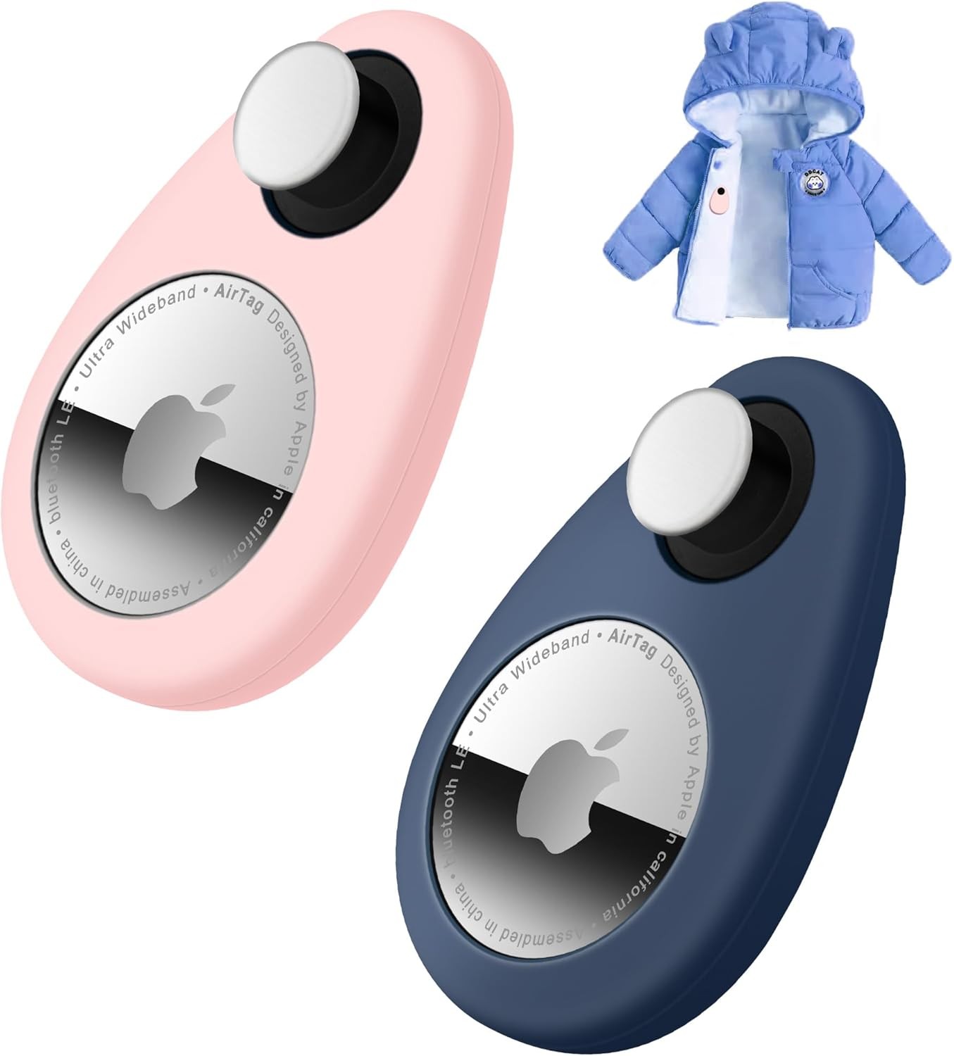 Coques AirTag anti-retrait avec épingle de sûreté pour localiser sereinement vos aînés