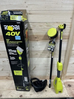RY40ST01K RYOBI 40V 15" Expand-It Capable String Trimmer (Tool Only) GIR-40T - Image 1 of 4