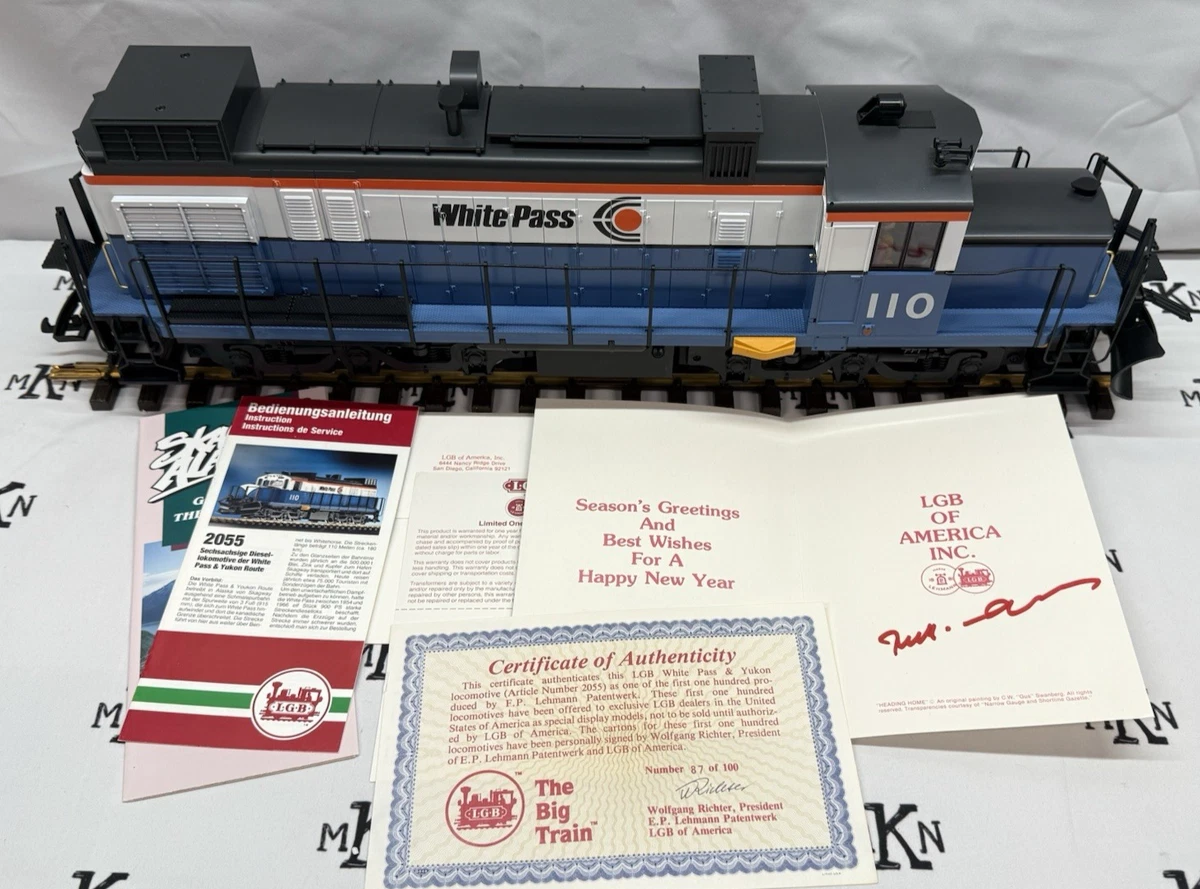 LGBタンクトップNO PROBLEM LGB Blue G Diesel Locomotive Model Railroad Locomotives for sale