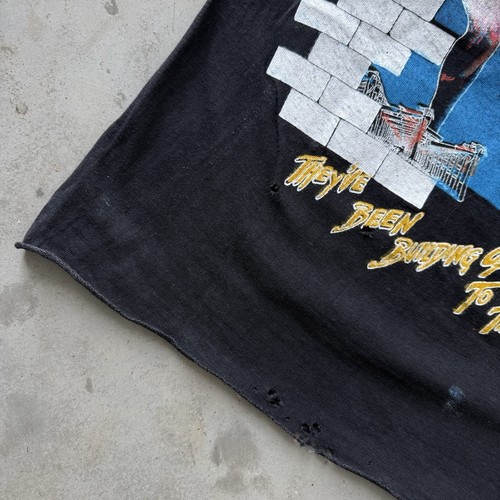 Vintage 1980 Pink Floyd The Wall Tour Raglan Shirt Size Large Band Tee Grail 80s, Size L, $199.99 - Photo 16