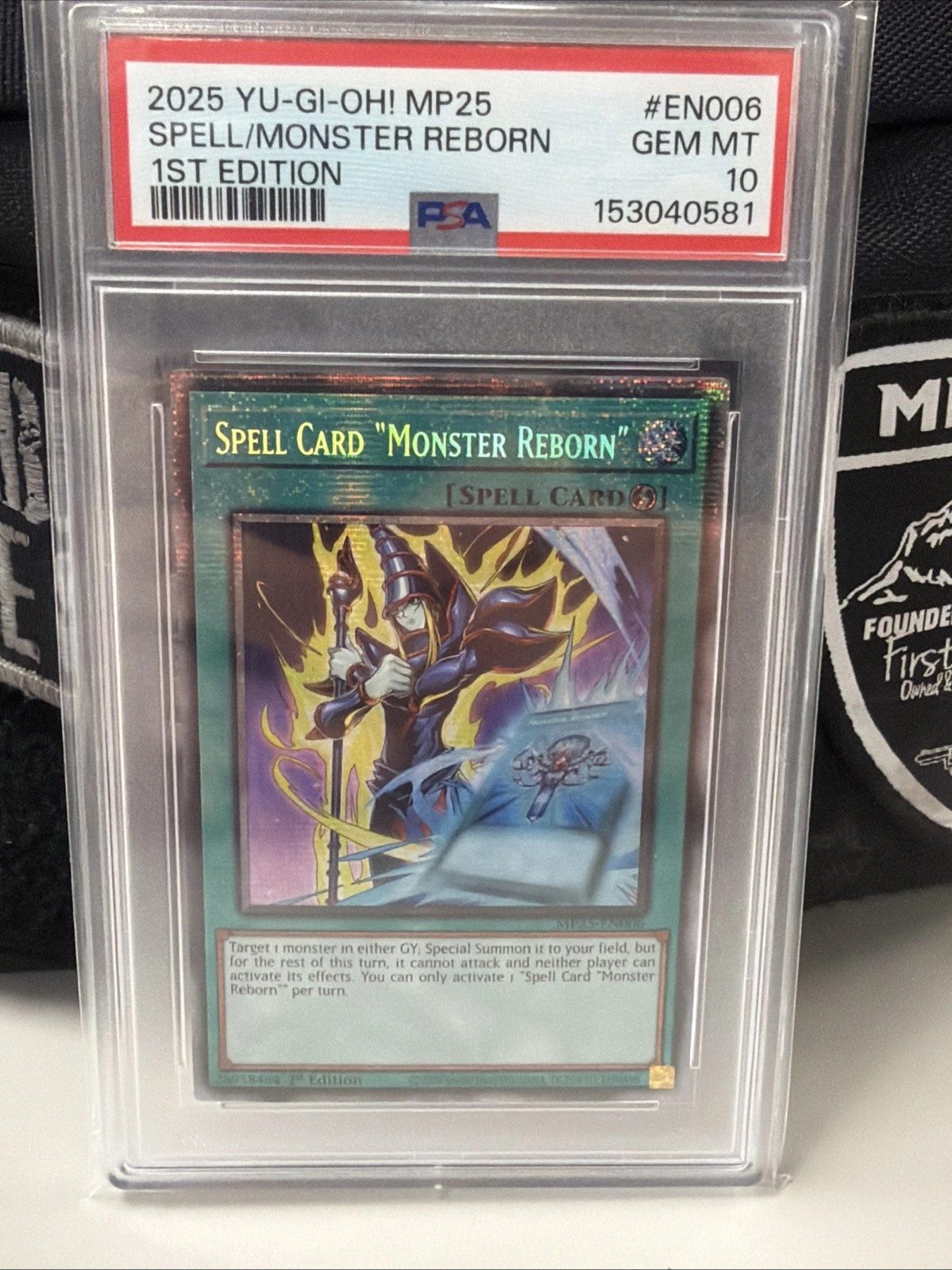 2025 YU-GI-OH MP25 MONSTER REBORN 1st Edition PSA GEM MINT 10! POP 1 at a 10!