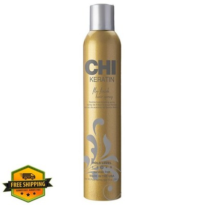 CHI Keratin Flex Finish Hair Spray, Lightweight, Long Lasting Hold and Smooth...