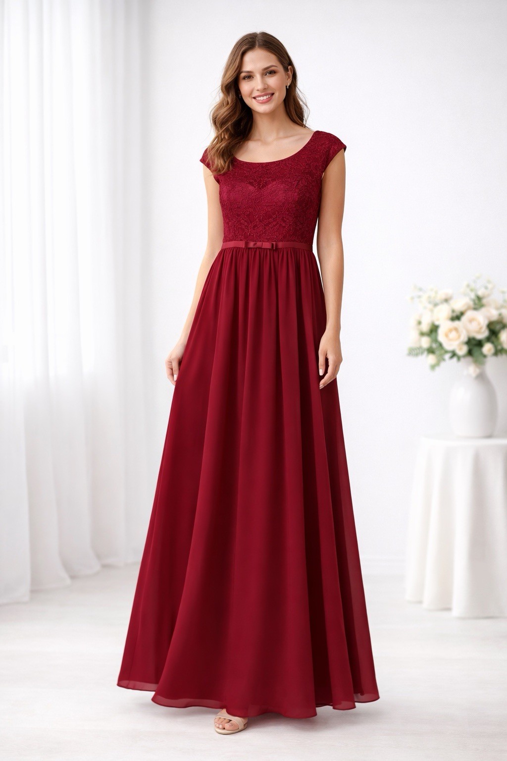 Maxi Dress Women Formal Evening Wedding Guest Bridesmaid-image
