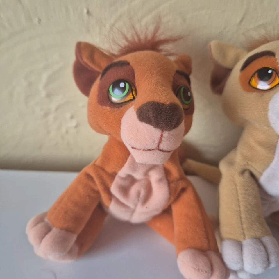 Rare Disney Lion King Simbas Pride Beanie Mattel Set Of 3 1998 Kovu Vitani Nuka - Image 4 of 4