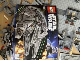 INCOMPLETE LEGO Star Wars 7965 Millennium Falcon DUSTY & SOME SCRATCHES