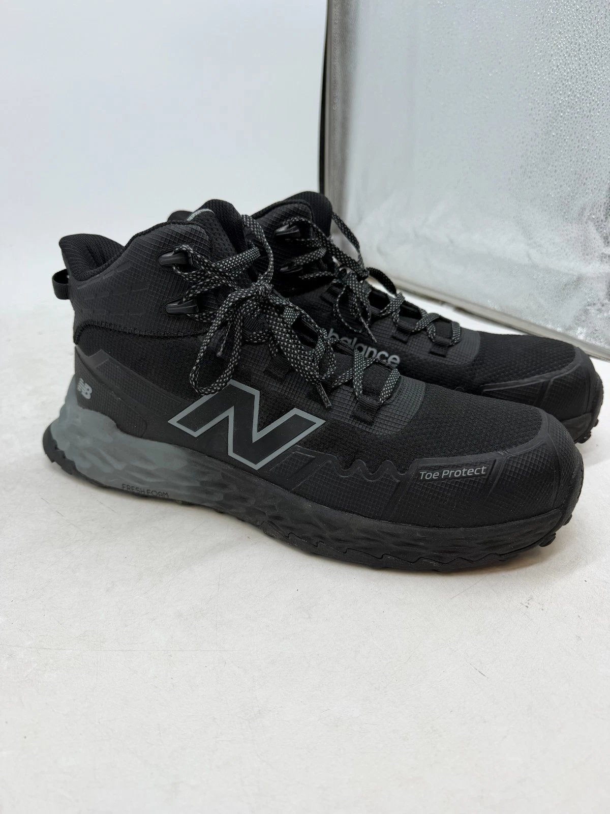 New Balance Fresh Foam Cremorne Composite Toe Sneaker Men's Black Shoes - 13